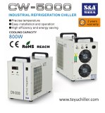 S&A CW-5000 chiller for use on 100 watt laser engravers