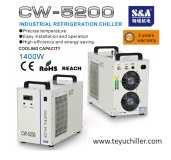 S&A chiller CW5200 with double output for dual laser cooling