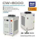S&A water cooled chiller CW-6000 for 13kw spindle HITECO
