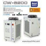 S&A water cooled industrial chillers for ozone generators cooling