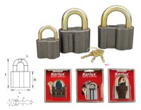 Aluminium Pattern Padlock