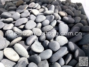 Flat Mexican pebbles stone