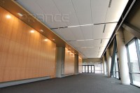 Office building project lobby artistic metal ceilings tiles