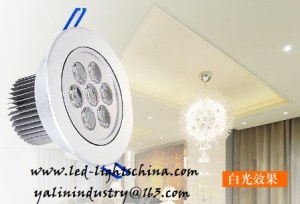 7W LED proyector del techo, downlight LED ajustable de aluminio de alta potencia acceso...