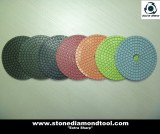 Diamond polishing pads