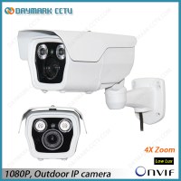 Security IP Camera POE 4X Zoom Lens Waterproof