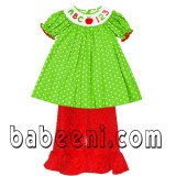 Girl smocked dresses-DR 1323