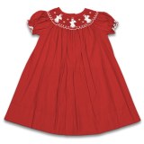 Smocked infant girl dresses DR 1392