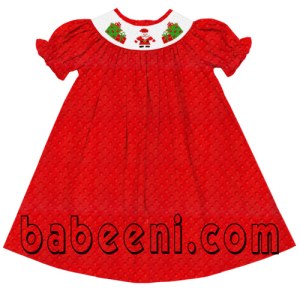 Minky christmas bishop dresses DR 1403