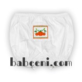 White baby bloomers