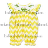 Hand smocked girl bubble - DR 1537