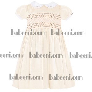 Cream UK hand smocked dresses DR 1560