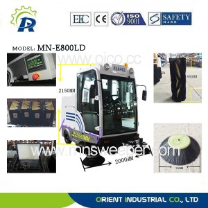 MN-E800LD discharging sweeper