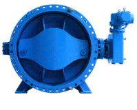 Eccentric metal seated butterfly valve
