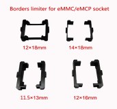 EMMC/eMCP test Socket borders limiter,frame guider,11.5_13mm,12_16mm,12_18mm,14_18mm...