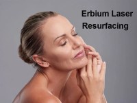 What is involved with erbium laser treatment?