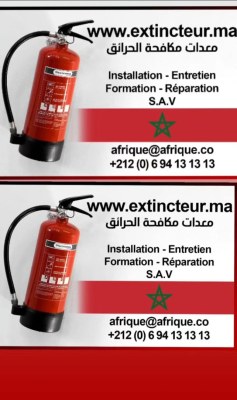 Extintor de incendios Rabat Extintor de incendios Marruecos