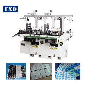 Two Stations Hot Stamping Printing Punching Machine