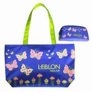 Oxford Fabric Folding Shopping Bag, Waterproof and Durable, Various Designs Available