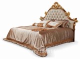 Estilo de lujo real FB-138 de Italia del proveedor de la cama de madera sólida de la ca...
