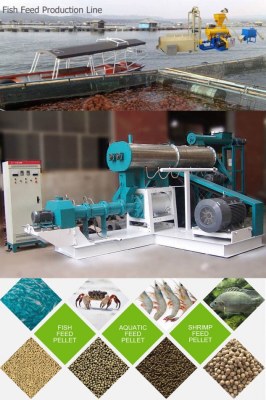 Wet Type Floating Fish Feed Extruder Machine