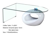 White Glass Coffee Table, Glass Tea Tables, Glass Furniture Supplier
