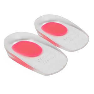 Foot Care Soft Gel Silicon Posture Corrective Heel Cups Gel Heel Cushion ZG-277