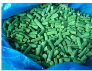 Frozen cut green beans