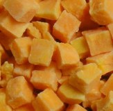Frozen diced sweet potato