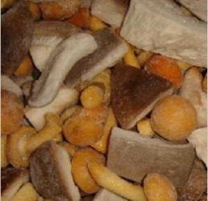 Frozen mixed mushroom