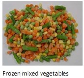Frozen mixed vegetable