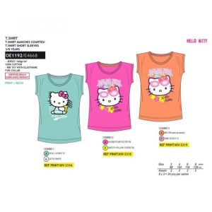 Grossiste licence Tshirt Hello kitty 3/8 ans