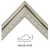 European Style PS Mouldings White Embossed Decorative Molding H5130
