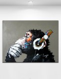 Top quality Oil Painting Modern Abstract Gorilla Hand Painted Canvas home decoration fr...