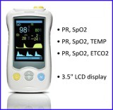 Handheld CO2 Monitor & Oximeter (Capnograph)