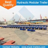 China multi-axle heavy duty hydraulic lifting modular trailer