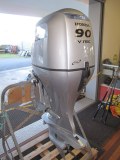 Slightly Used Honda 90HP 4-Stroke Outboard Motor Engine