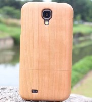 CHERRY Bois naturel Coque en bois véritable pour Samsung Galaxy S4 i9500