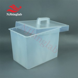PFA 18L cleaning tank for acid immersion of laboratory vessels