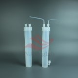 PFA customizable double-neck reaction bottle