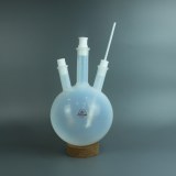 Customized multi-neck round bottom flask made of Teflon PFA