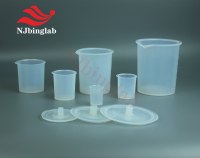 Perfluoroalkoxy resin PFA beaker with scale for sample preparation