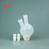PFA Multi-neck Round-bottomed Flask Unibody Molding Anti-High Temperature Visible Custo...