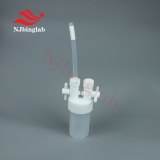 PFA 120ml reaction vessel with control valve