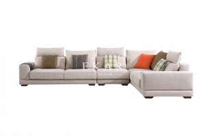 Italian Living Room Furniture Imported Hot Fabric Modern Design Sofa