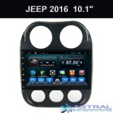 Android 10.1 pulgadas de coches reproductor de DVD Multimedia Radio JEEP 2016