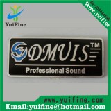 Aluminum nameplate costomized logo metal label adhensive sticker embossed tag name plate