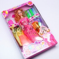12.5" Muneca Barbie plastico, el ultimo diseno color surtido, ISO9001 certificado