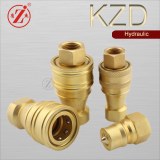 ISO 7241 B brass medium-pressure chemical quick release coupler