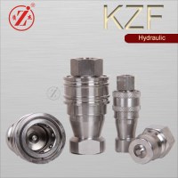 ISO 7241-1B stainless steel hydraulic fitting quick release coupling